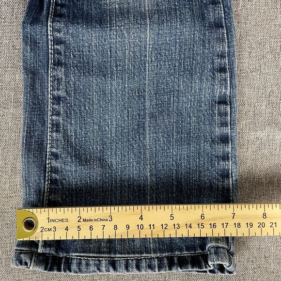 7 For All Mankind Jeans Womens 29 Blue Roxanne Zip Fly Stretch - Picture 13 of 13